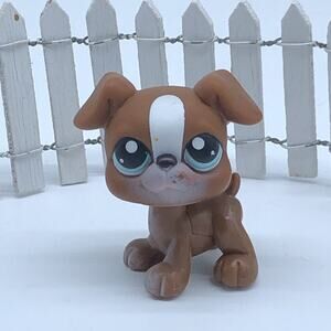 Authentic Littlest Pet Shop #83 Boxer 2005 - Dog